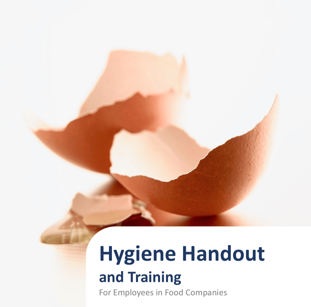 Free handout and training for the food industry