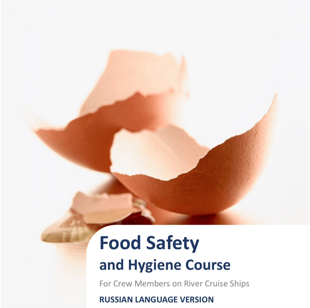 Hygiene Training for crew members on river cruise ships in Russian language