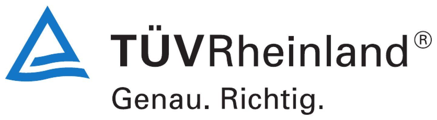 Optionale Zertifizierung über unseren Kooperationspartner TÜV Rheinland