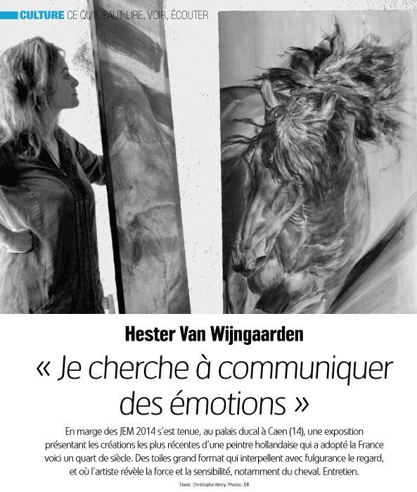 Entretien avec Christophe Hercy Cheval Pratique N°296 - novembre 2014