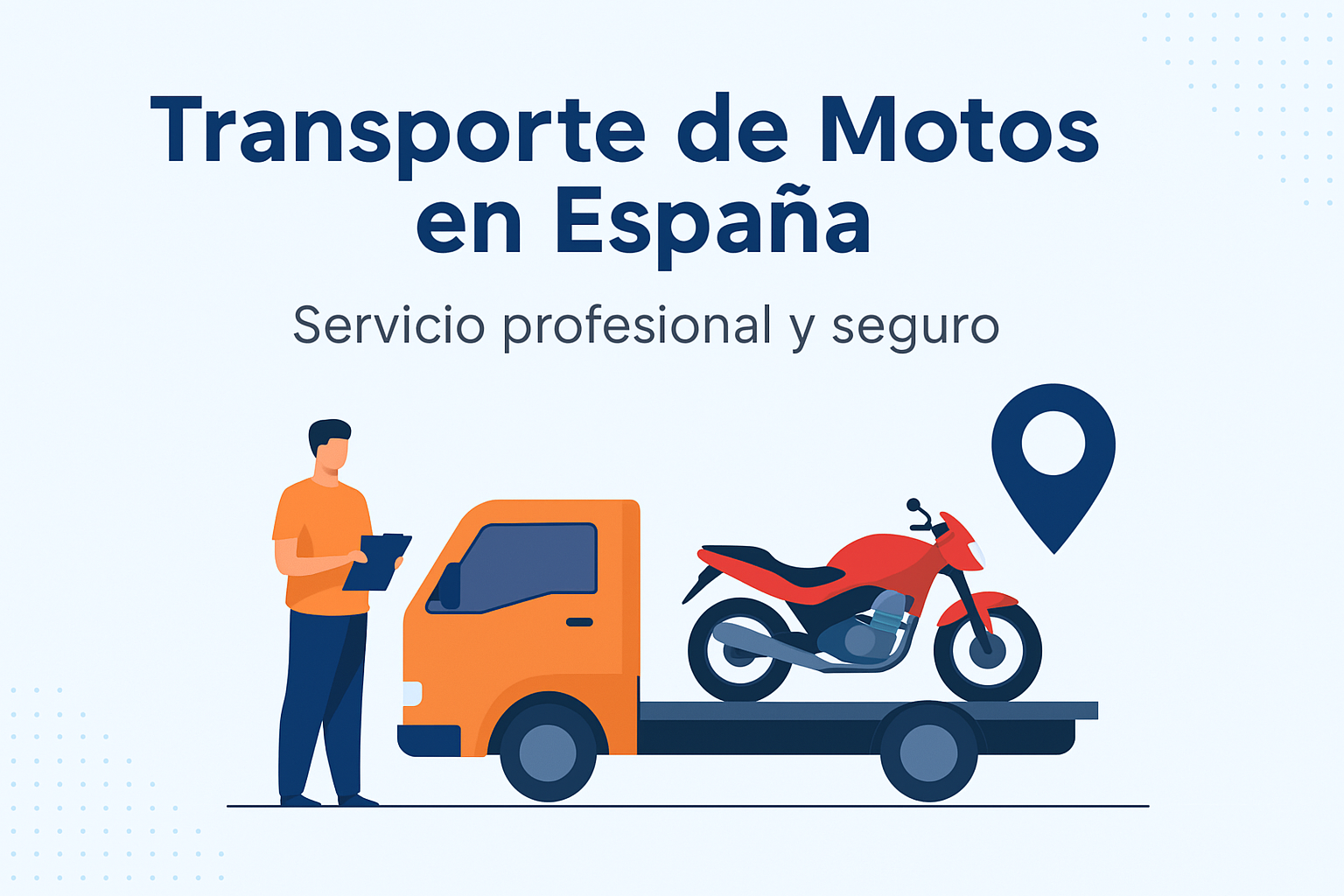 Transporte de Motos Seguro y Profesional en España | MotoTransport