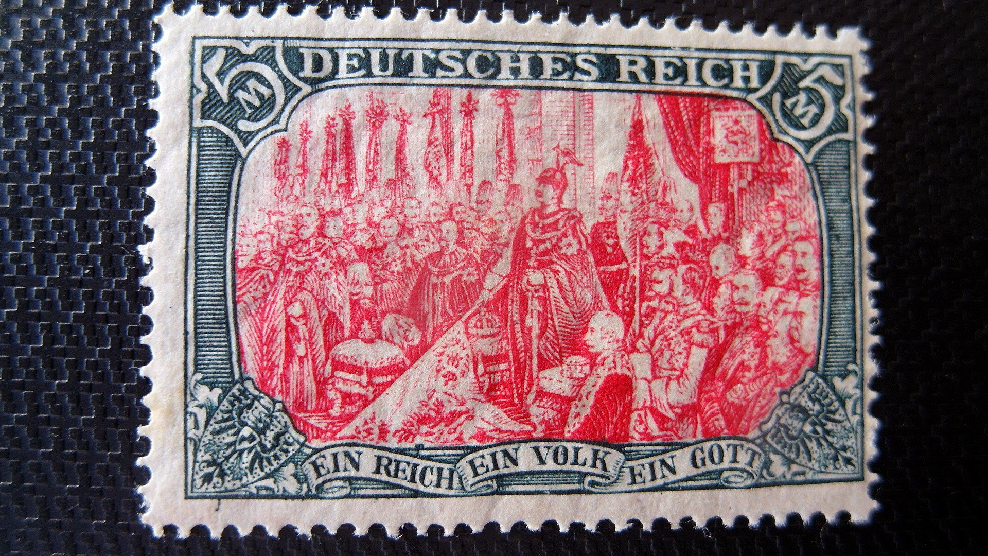 Sammler Briefmarke aus dem Deutschen Reich