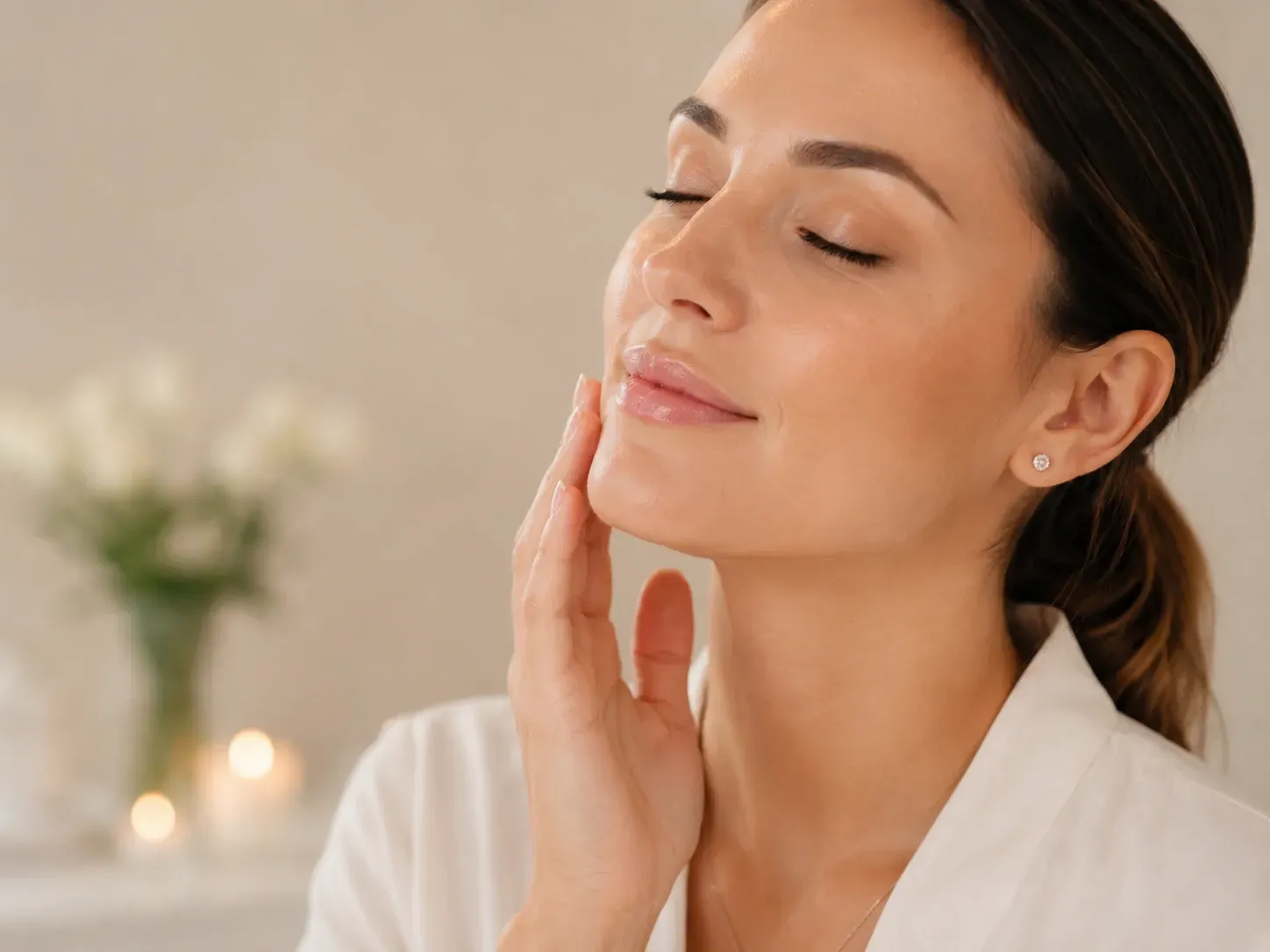 Gepflegte, frischer wirkende Haut nach Microneedling bei MOnB Cosmetics