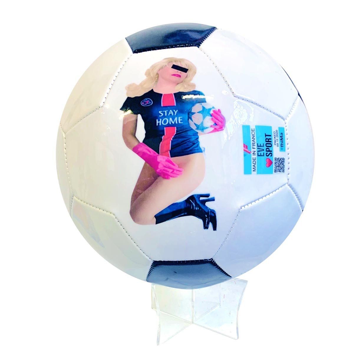 ballon de football impression etiquette eve