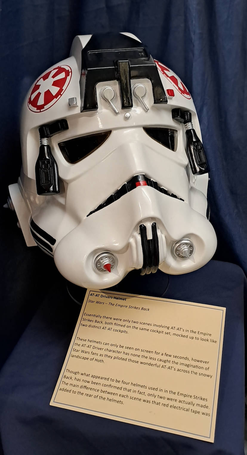 star wars toy exhibition, star wars fans, star wars figures, star wars collectables, star wars toys, touring exhibitions, museums and galleries, exhibitions for hire, at at driver star wars, at at driver helmet star wars