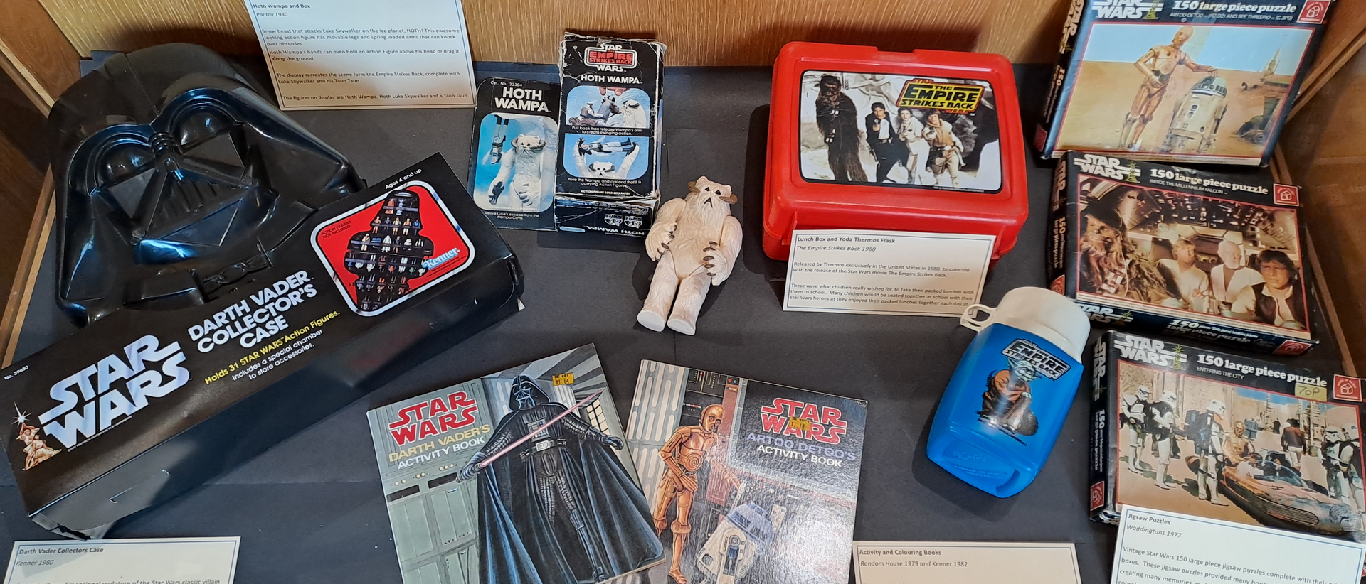 star wars toy exhibition, star wars fans, star wars figures, star wars collectables, star wars toys, touring exhibitions, museums and galleries, exhibitions for hire, darth vader carry case