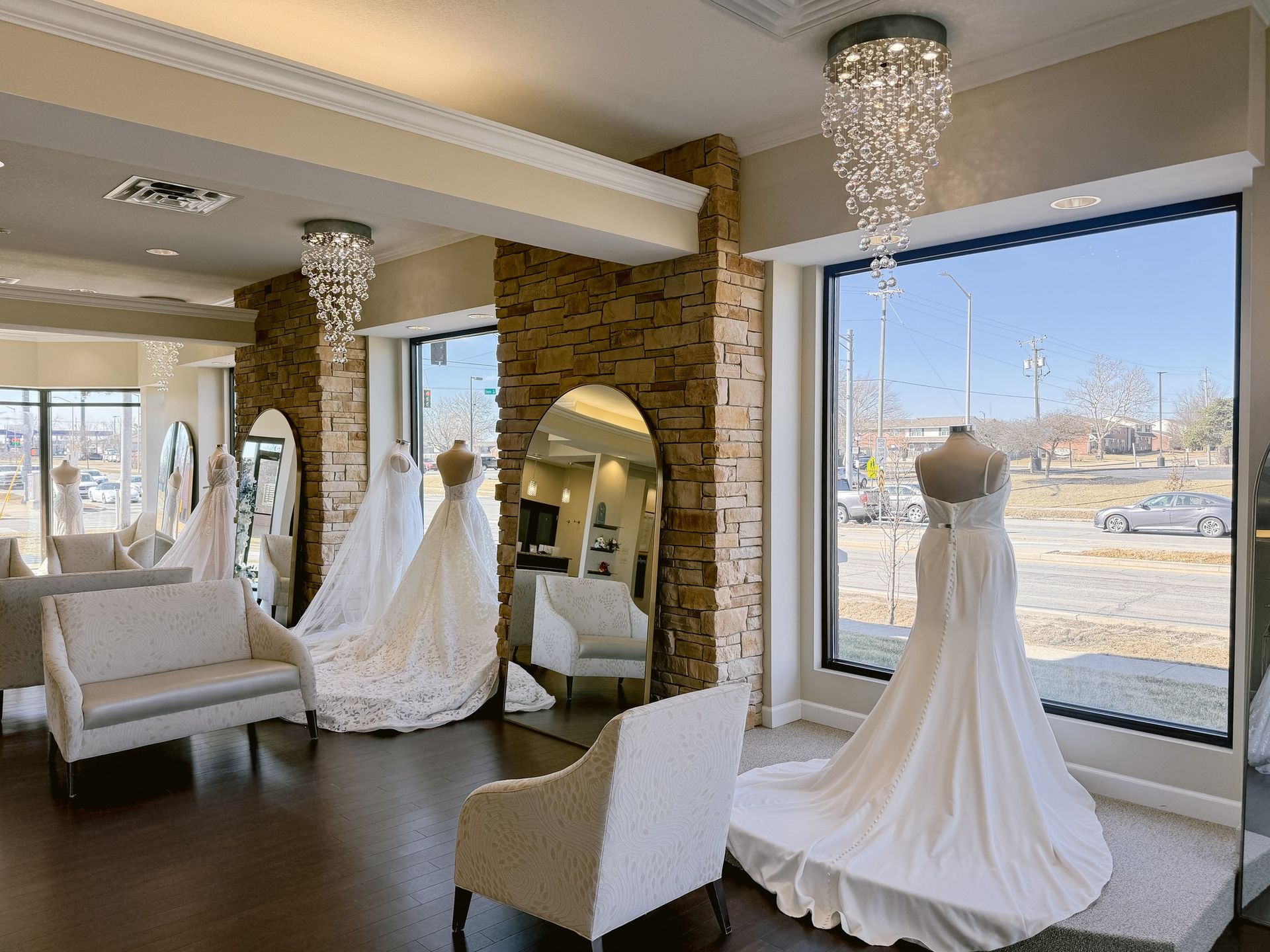 One Fine Day Bridal Wedding Dress Shop Storefront in Fort Wayne Indiana