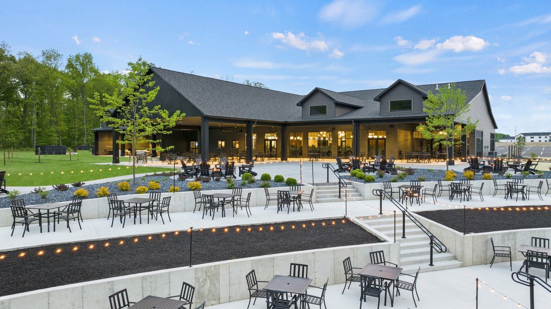 Fort Wayne winery exterior for date night at Vinland Reserve Winery