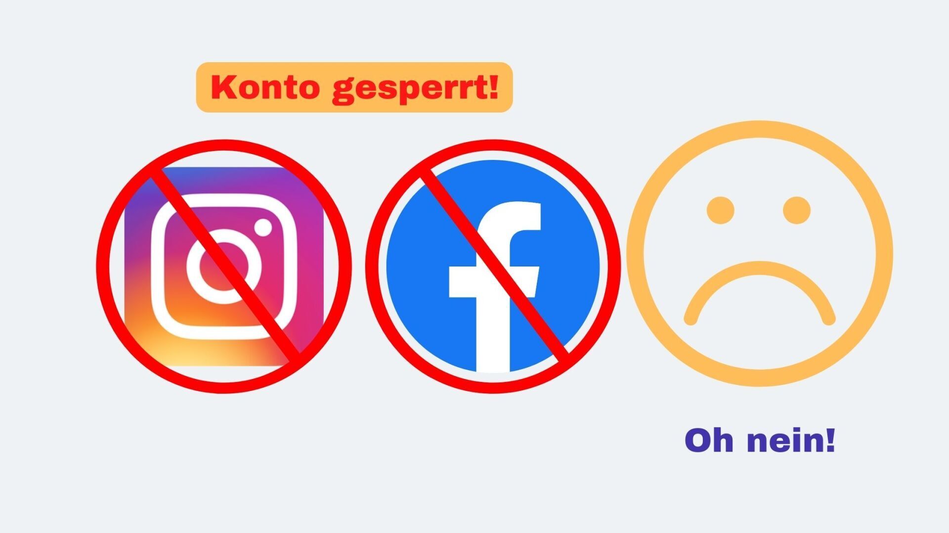 Instagram Konto gesperrt! Facebook-Konto gesperrt - oh nein Instagram Konto gesperrt! Facebook-Konto gesperrt - oh nein