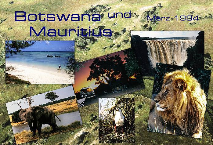 Botswana und Mauritius - 1994 Botswana und Mauritius - 1994