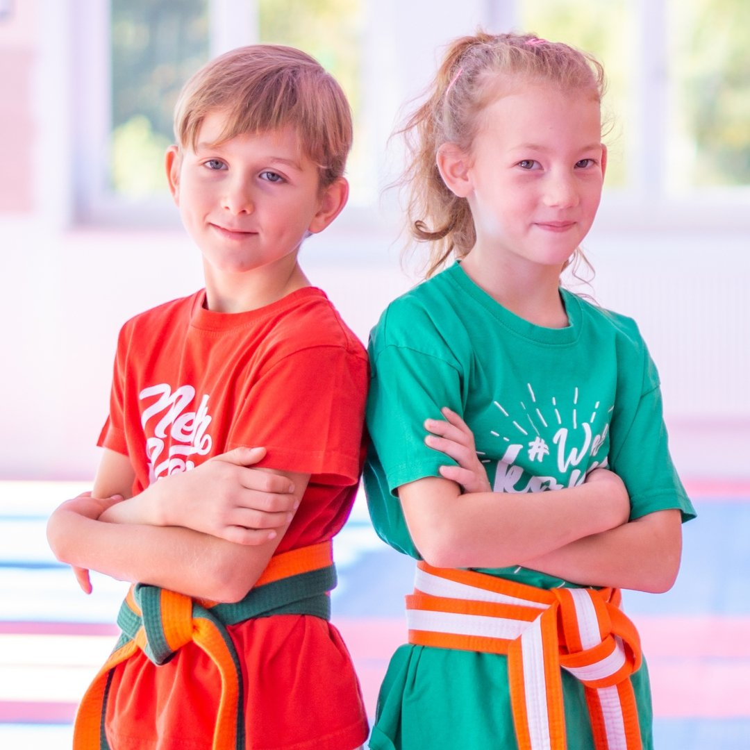 Die Mitglieder der Junior-Tigers-Karate-Gruppe der SANKAN Kampfkunstschule sind zwischen 6 - 9 Jahre alt. SANKAN Karate Junior-Tigers (6 - 9 Jahre alt)