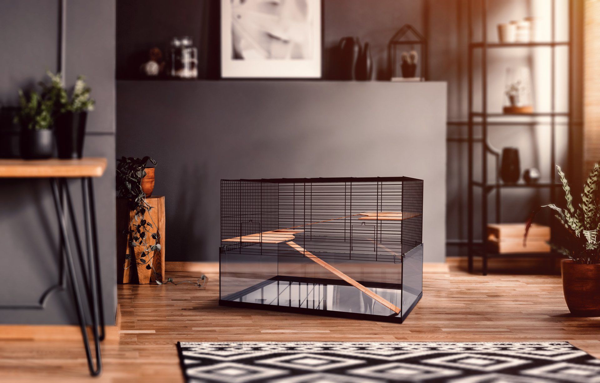 Glas Palast Glas Palast Käfig