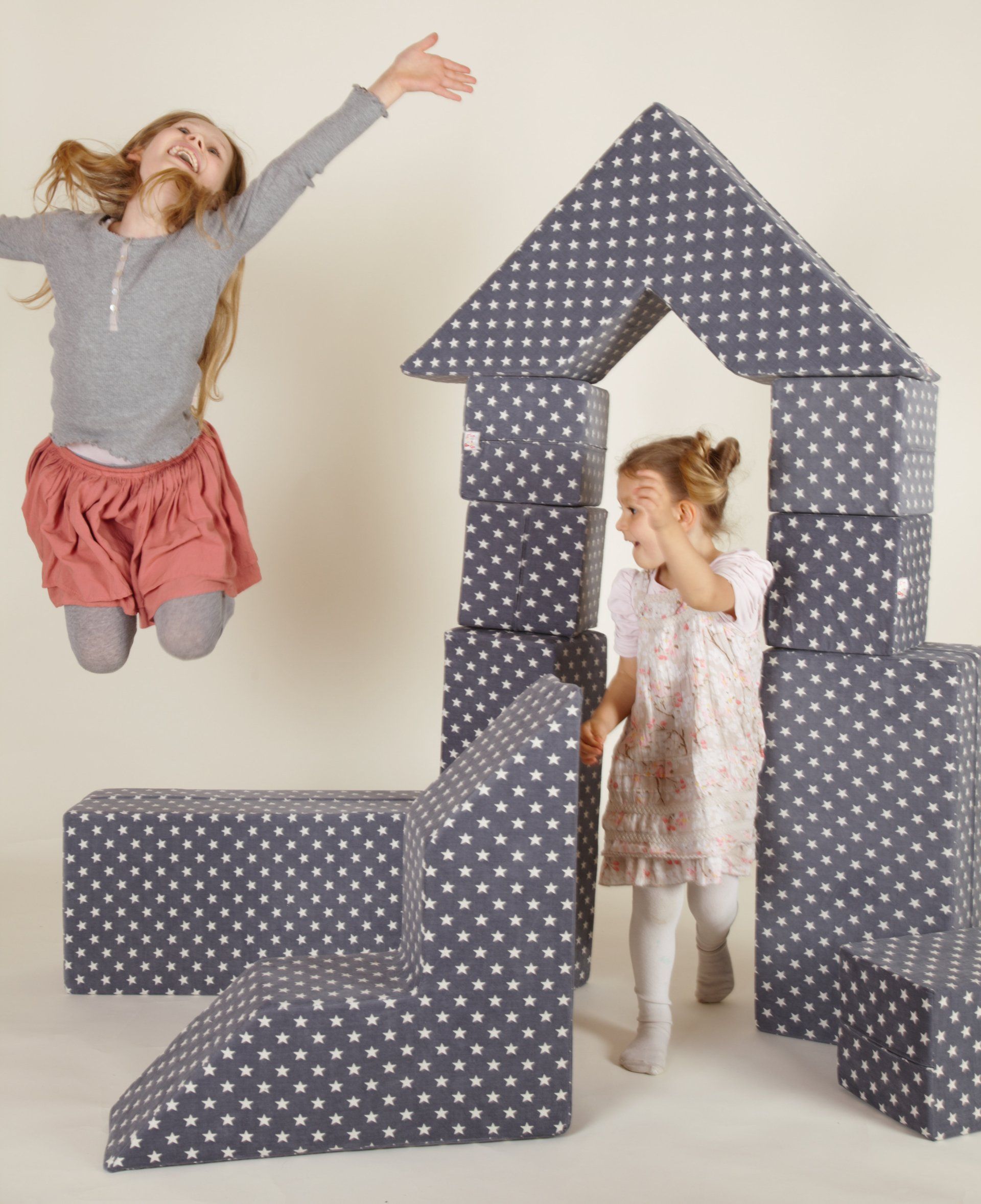 Spielpolster, Spielpolster Batu grau Stern