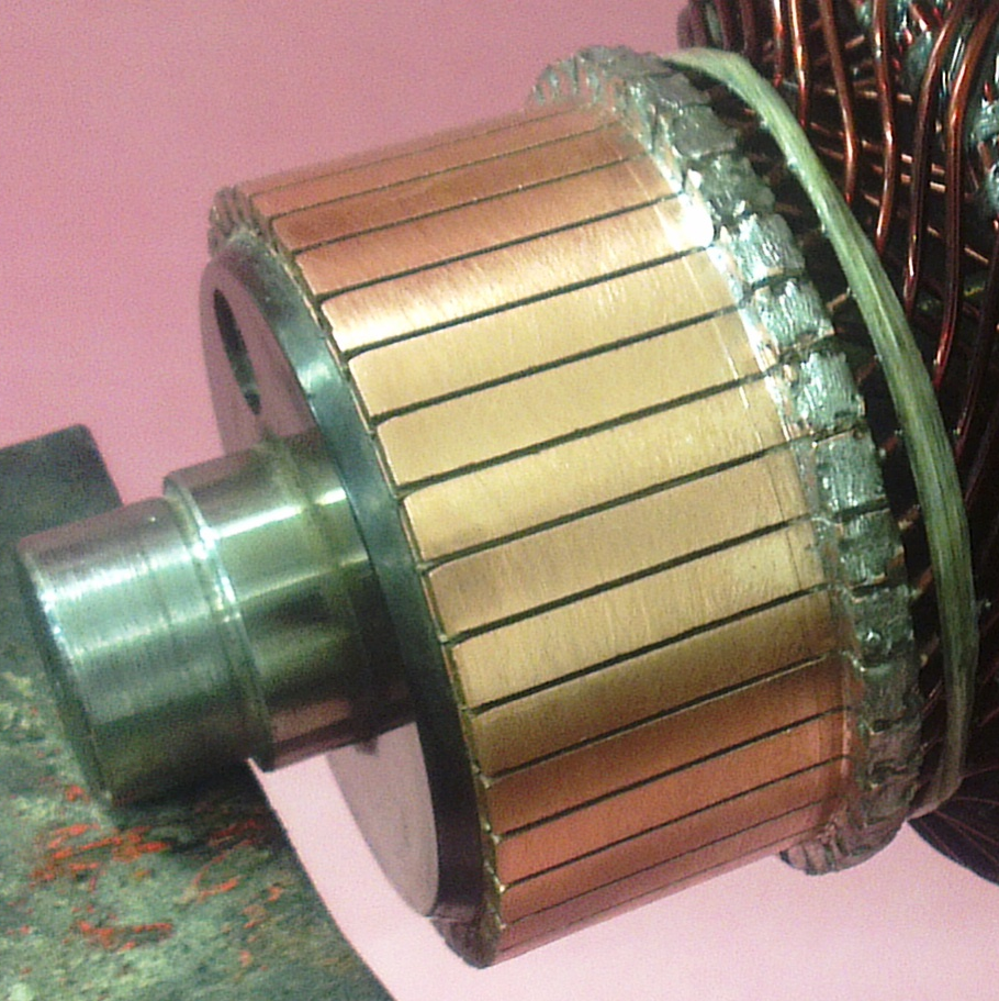 Motor Armature Commutator