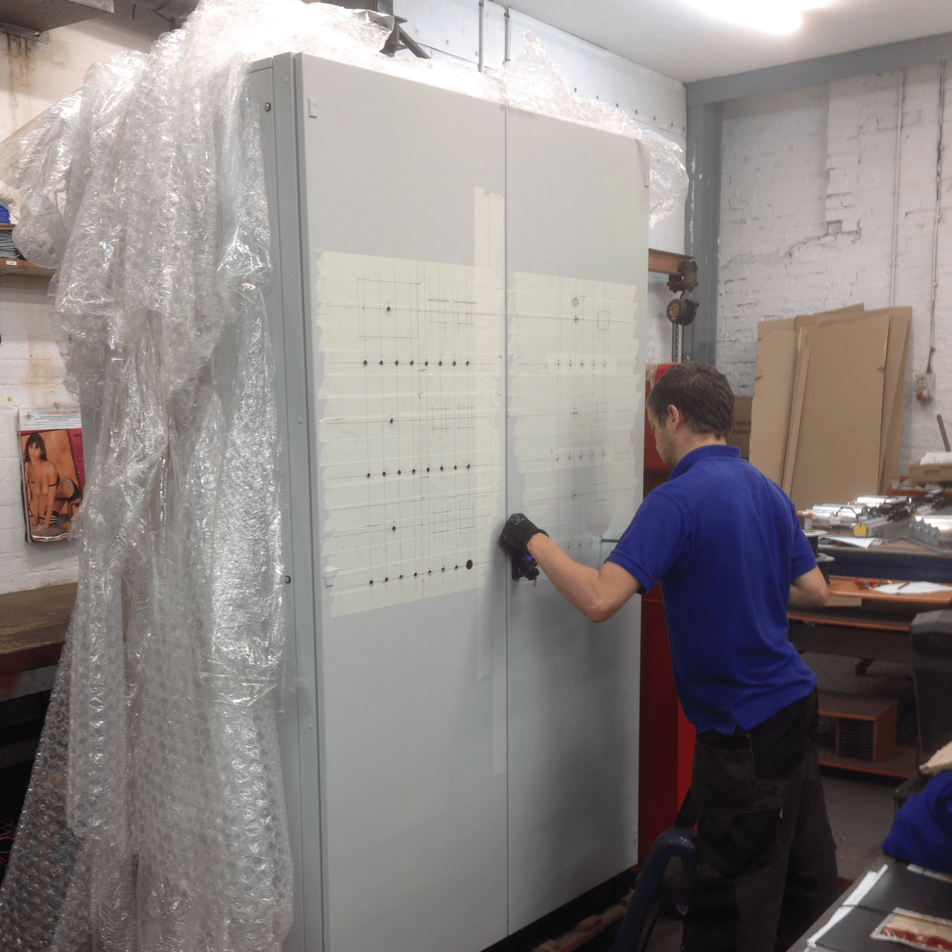Custom made control panel