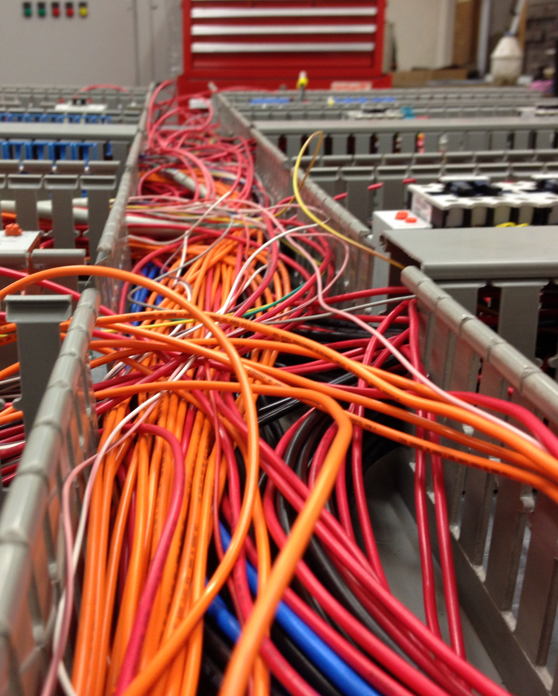Control panel wiring