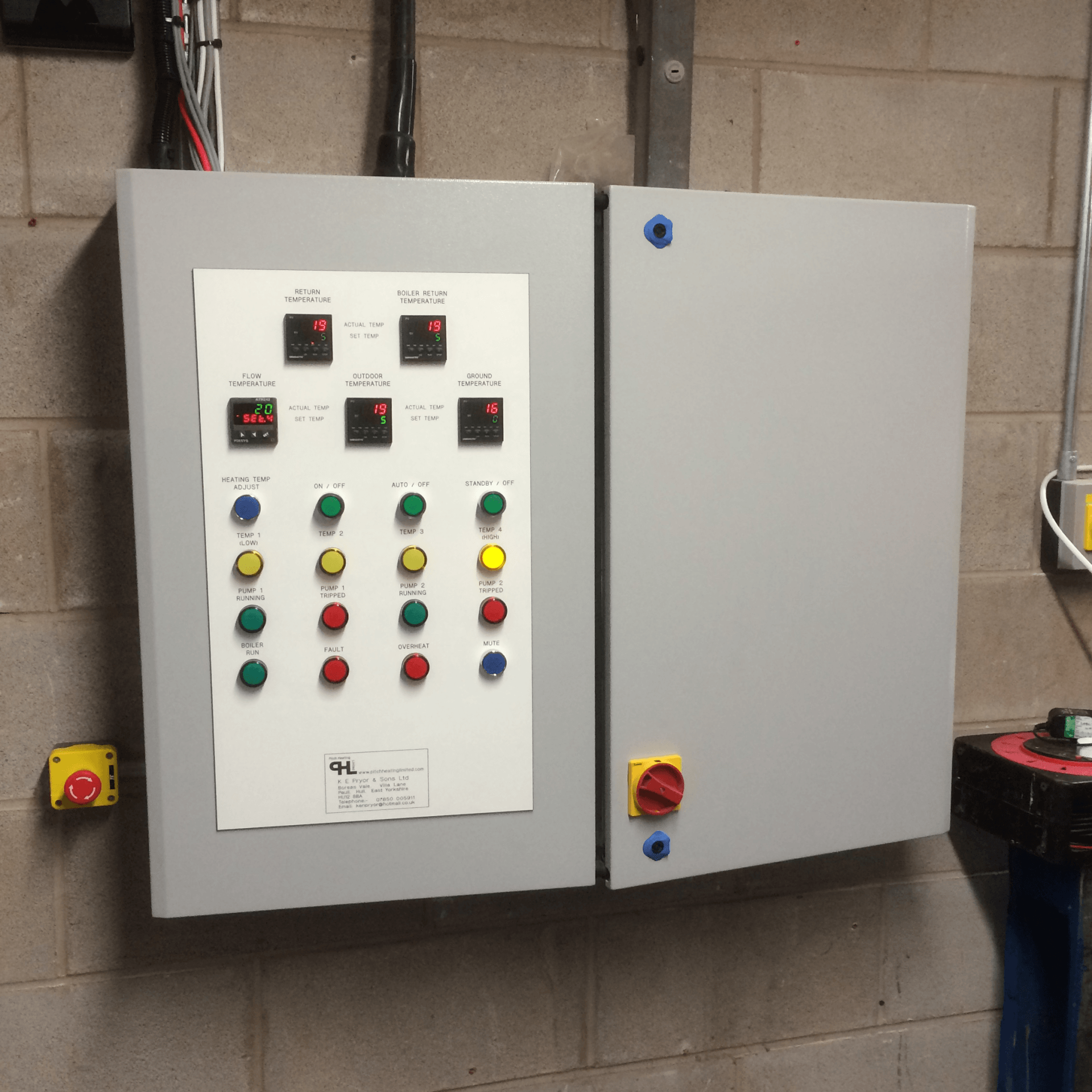 Control panel installation