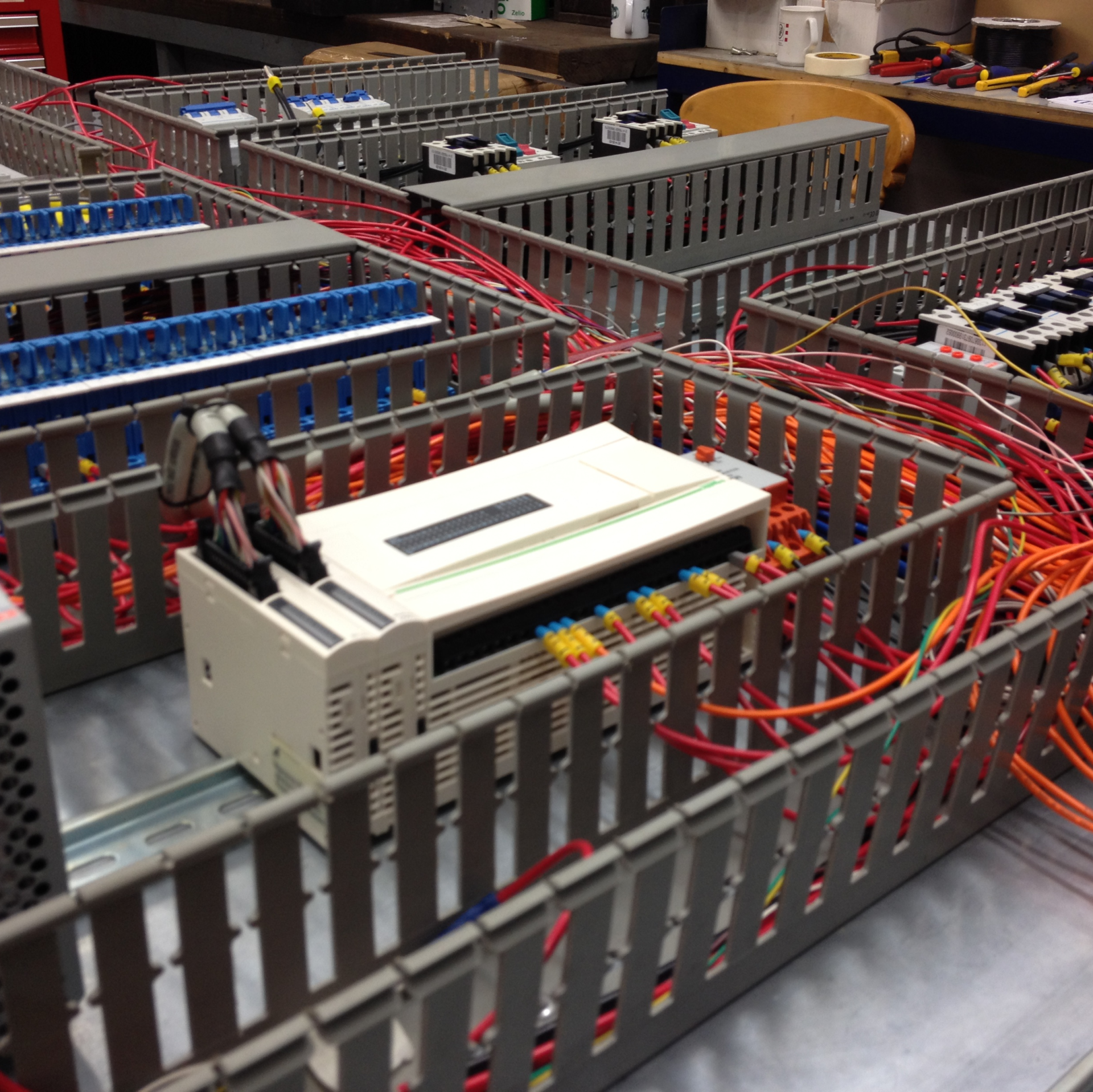 PLC control panel