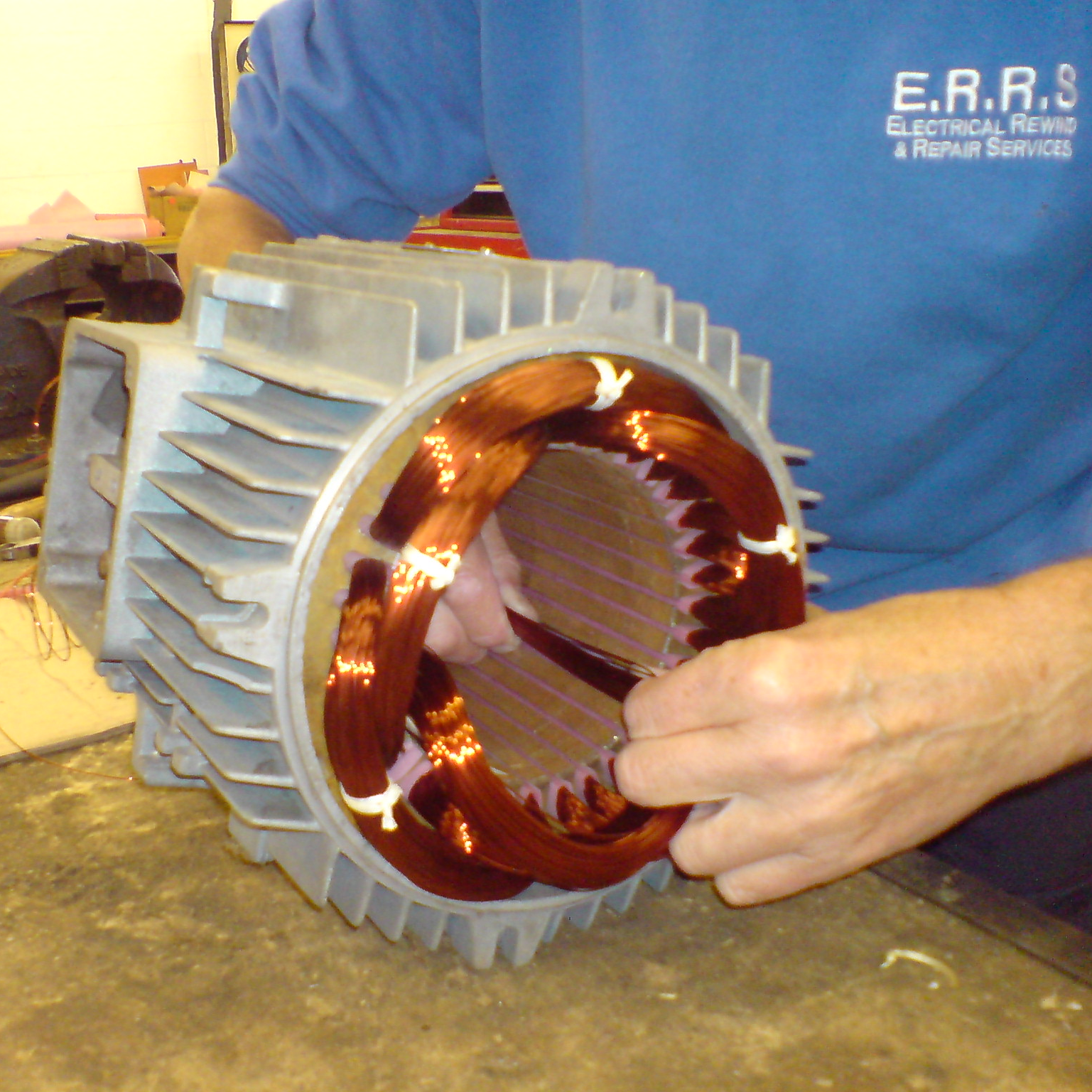 Rewinding Electric Motor