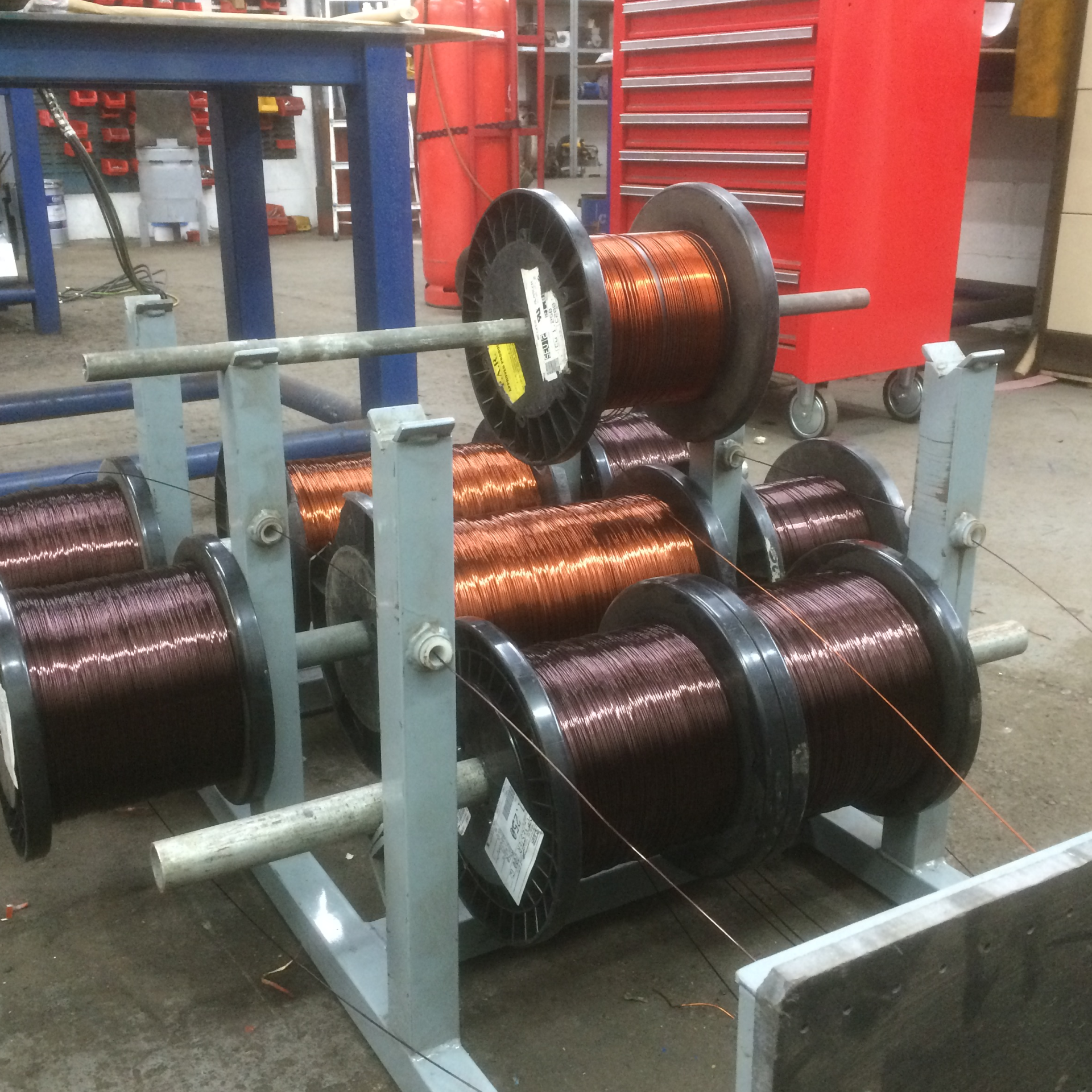Winding Copper Motor Coils