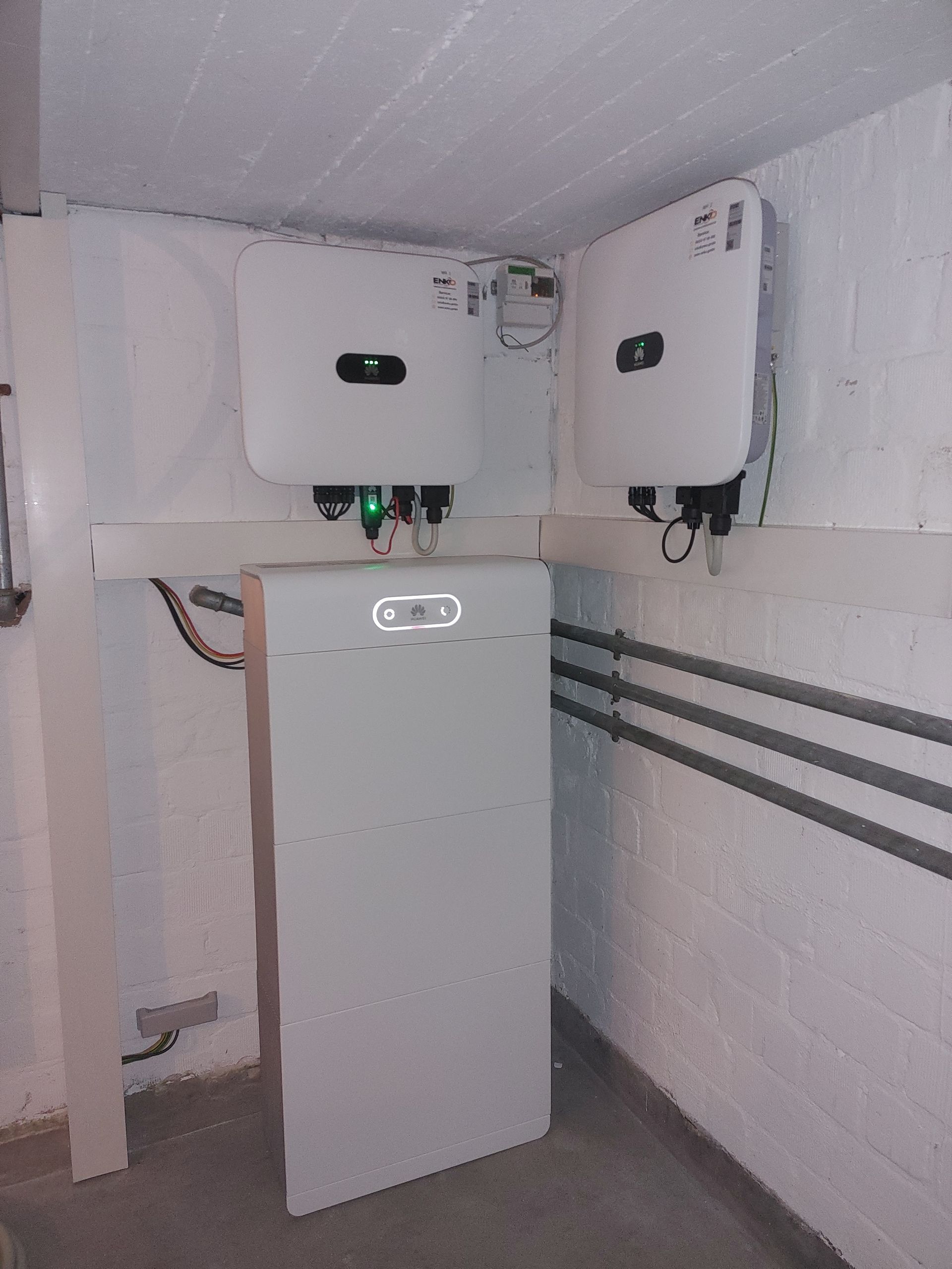 Batteriespeicherlösung für die Speicherung von Photovoltaik-Strom zu Eigenverbrauchsoptimierung.