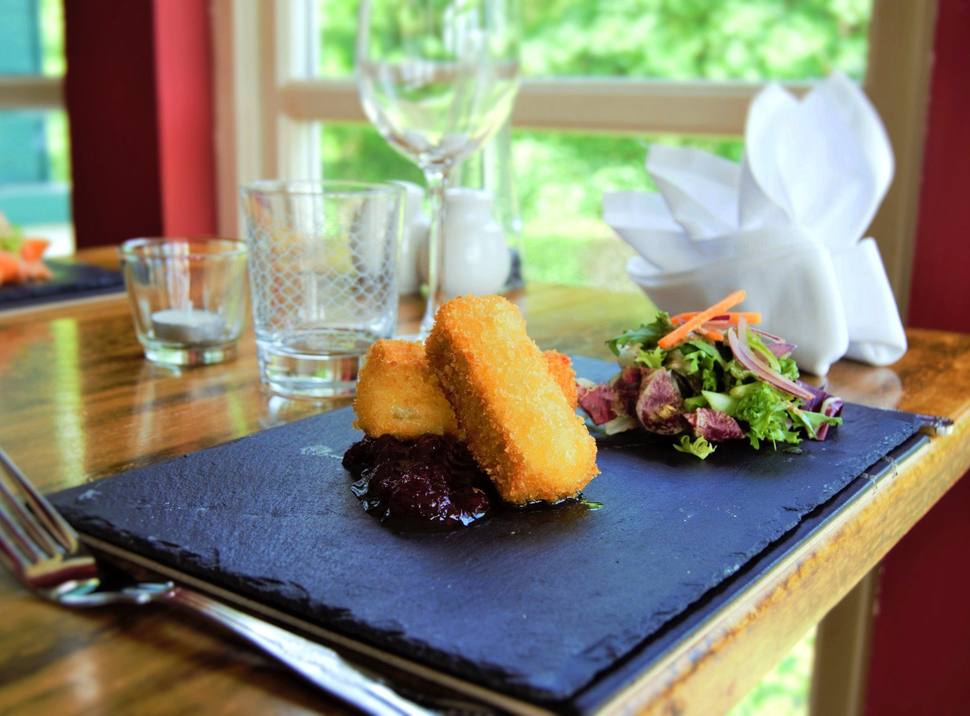 Bridge of Cally Restaurant panko brie