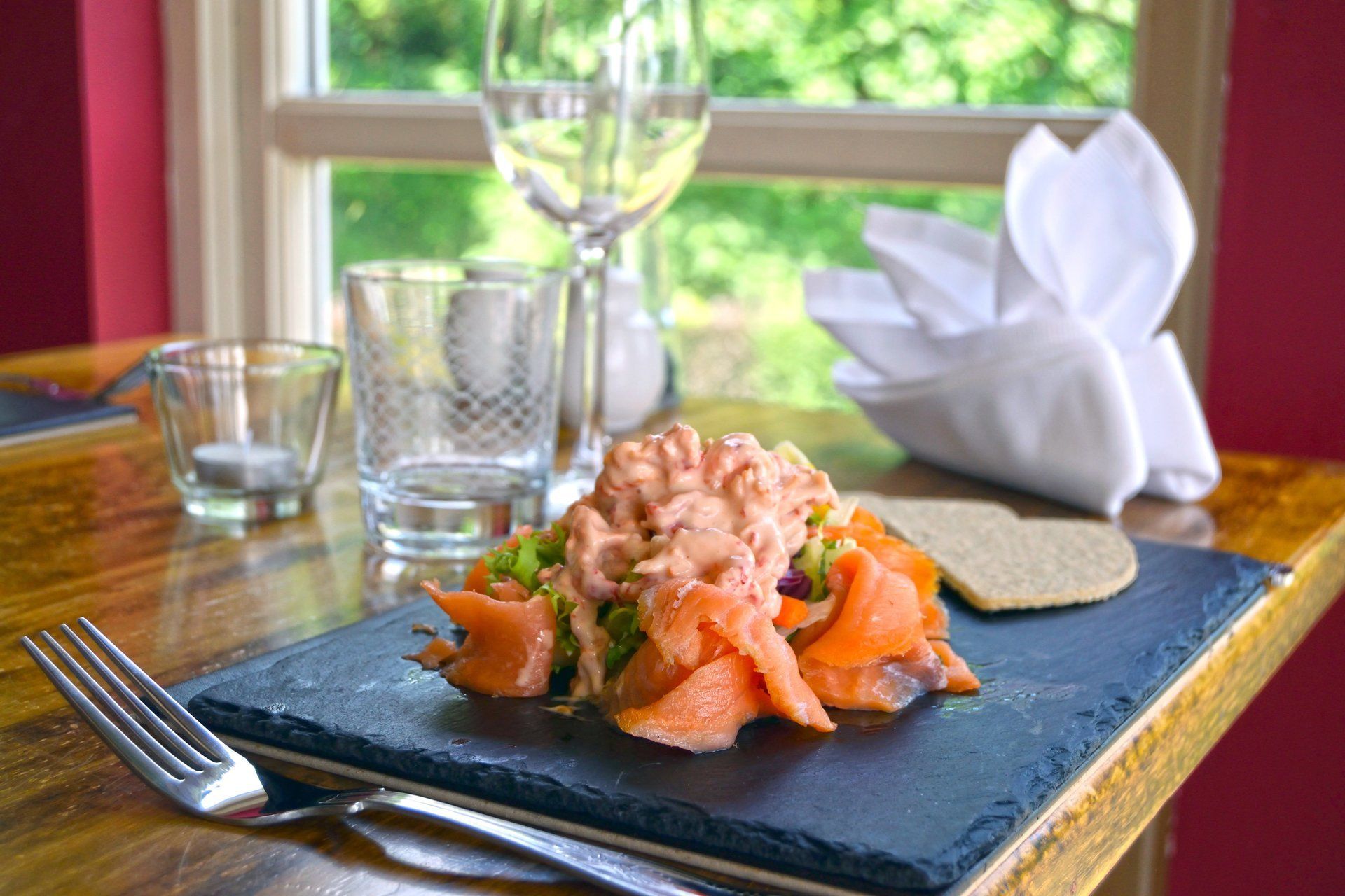 Bridge of Cally Restaurant, Prawn and Smoked Salmon and Cocktail