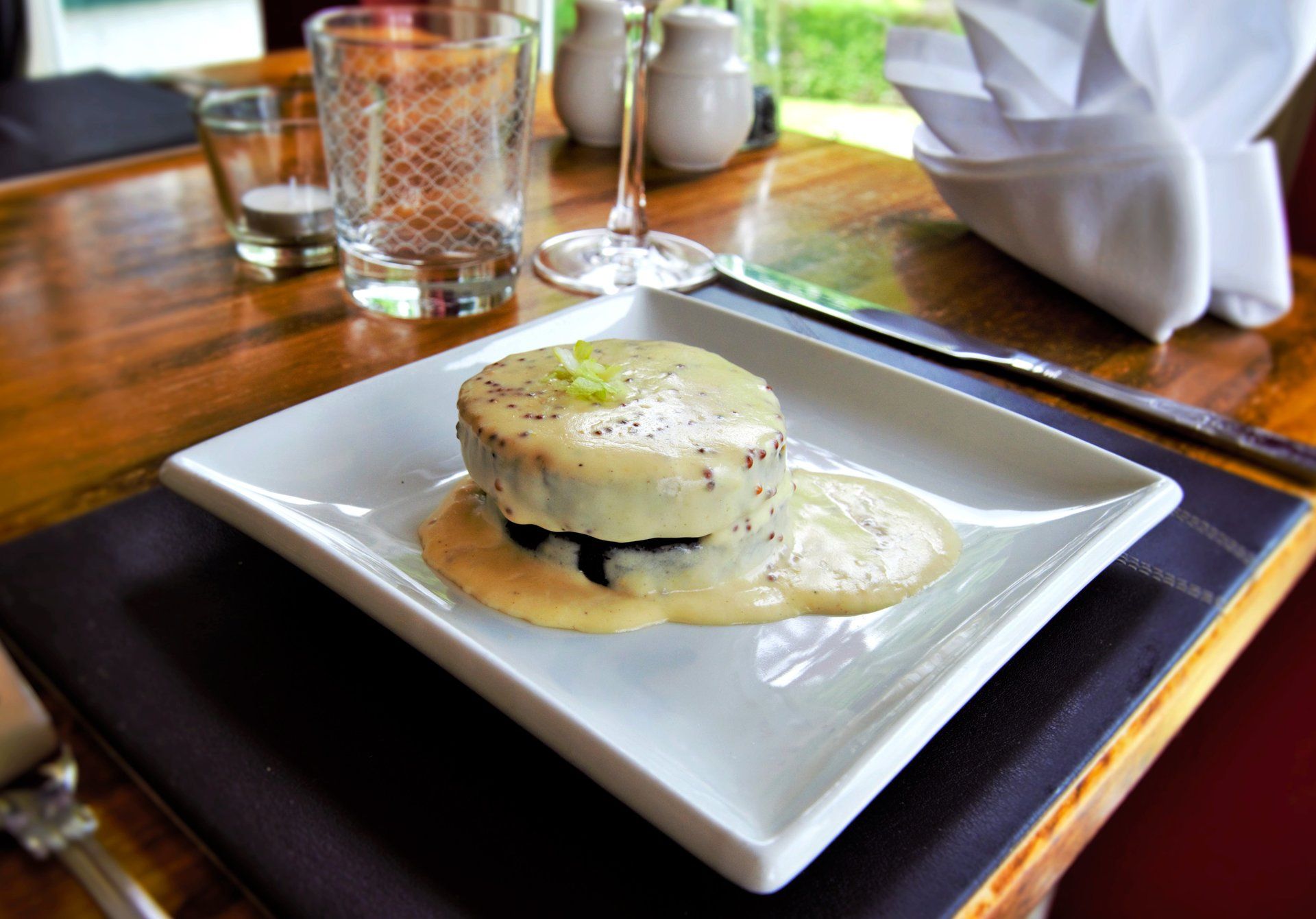 Bridge of Cally Restaurant haggis tower