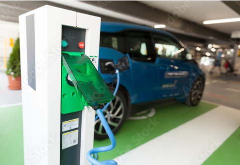 punto de recarga vehículo eléctrico