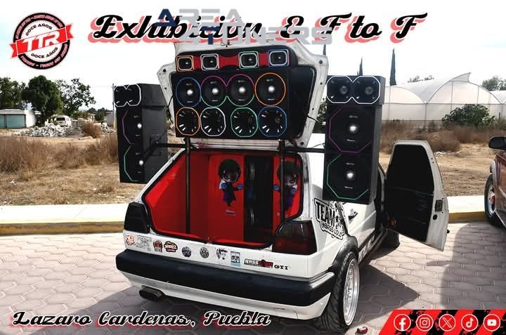 Exhibición Tuning And Face To Face
Imagen del reportaje de la revista Tuning Area4tuners.es, de la concentración de coches Tuning del año 2025 en Lázaro Cárdenas, Puebla, México.