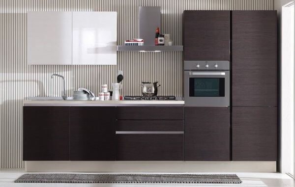 cocinas integrales lineales pequeñas