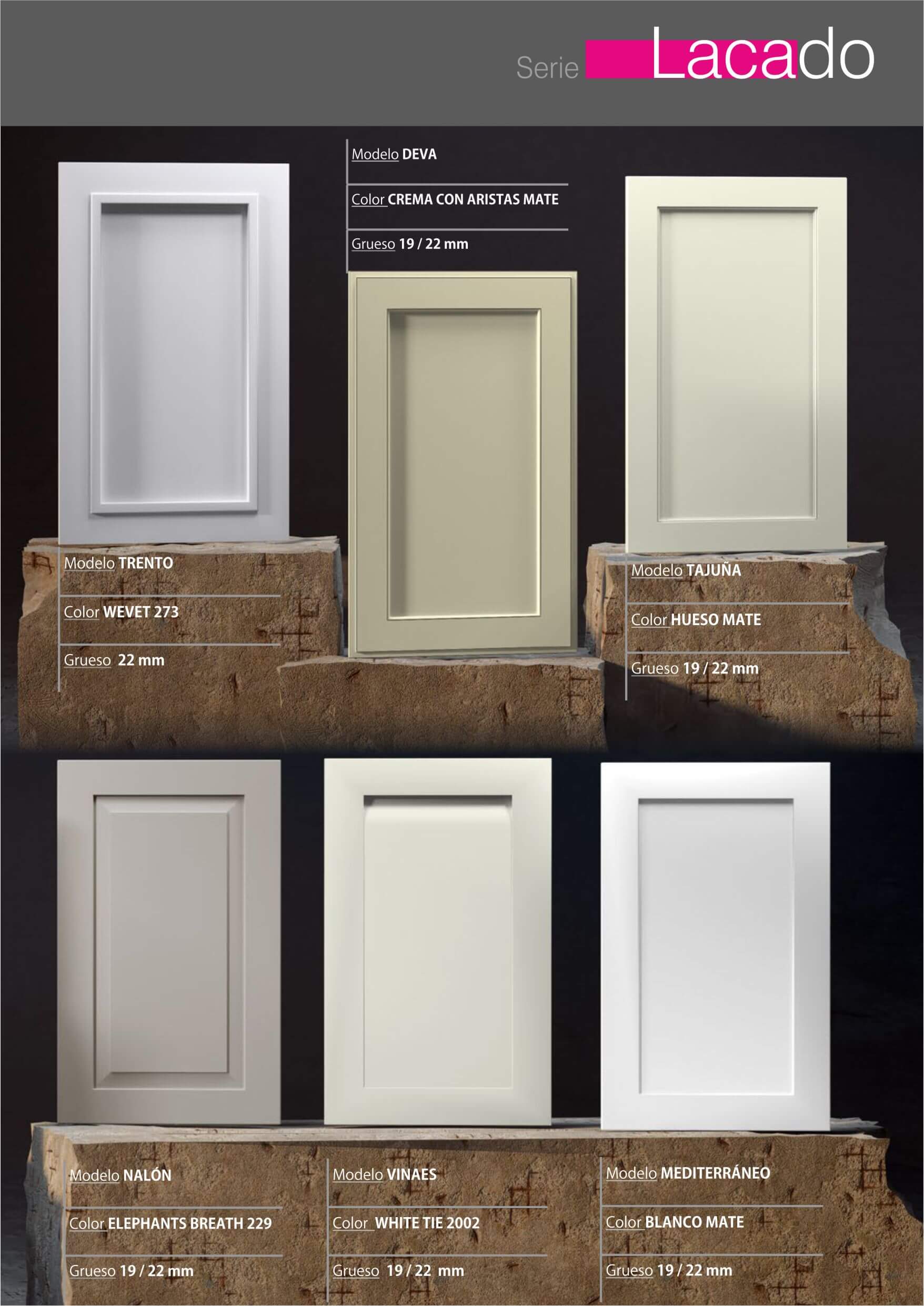 catalogo cocina puerta con forma