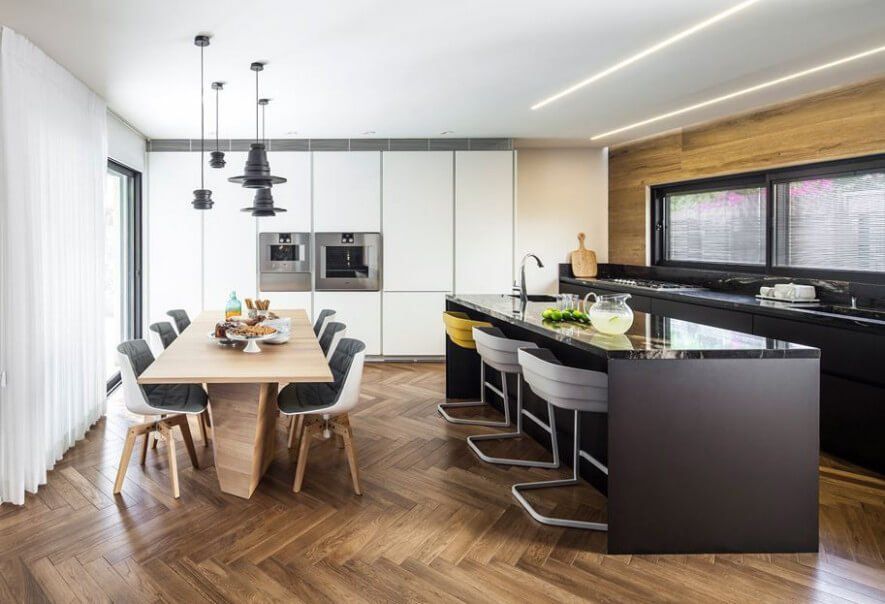 cocina comedor con isla