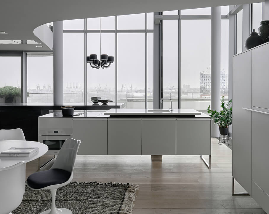 cocina comedor y salon en una misma estancia