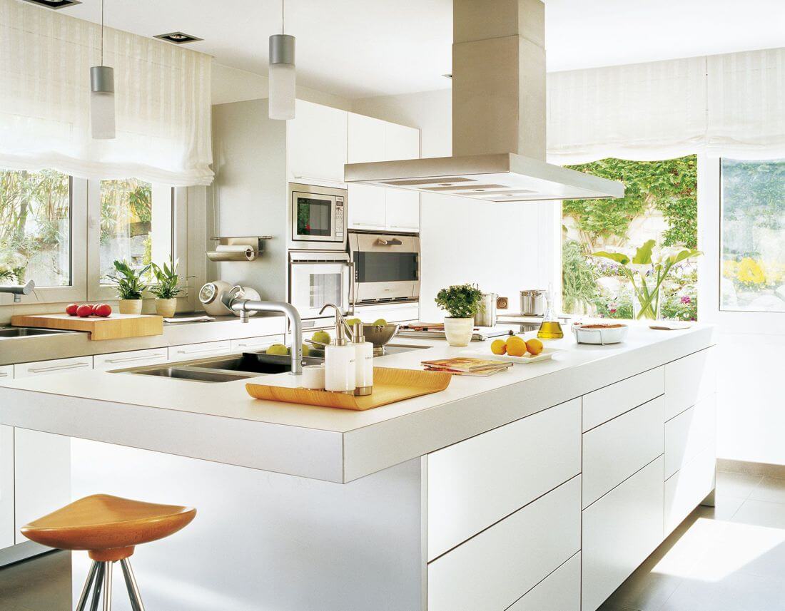 cocinas integrales en madrid cocina integral en blanco