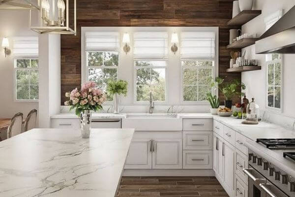 cocina rustica blanca
