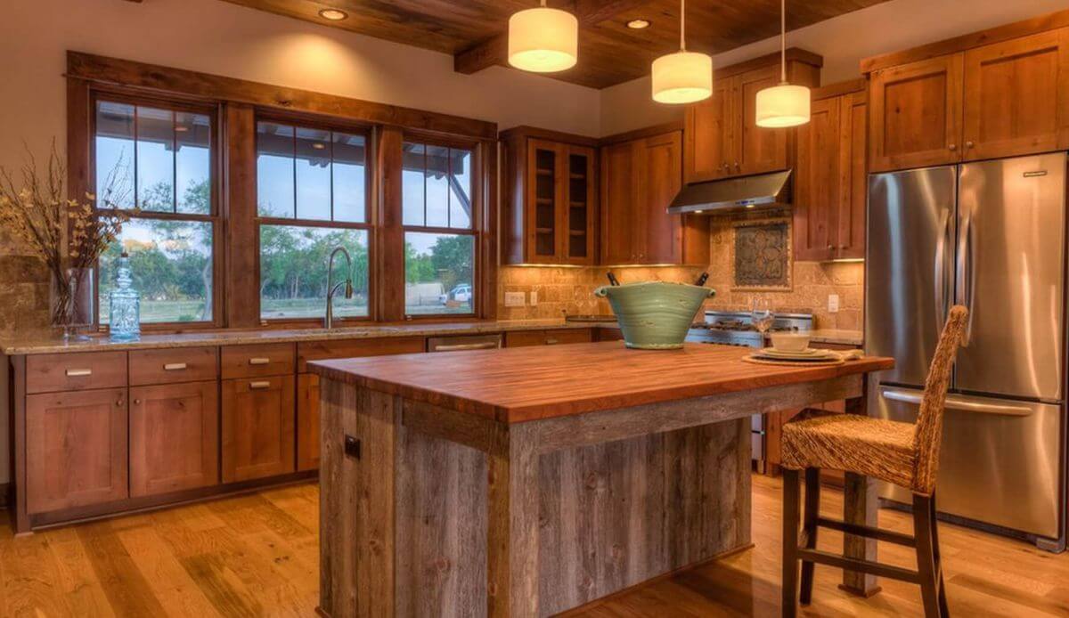 cocina rustica de madera