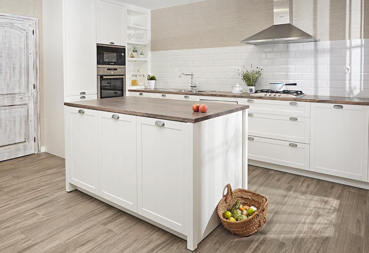 cocina rustica con isla