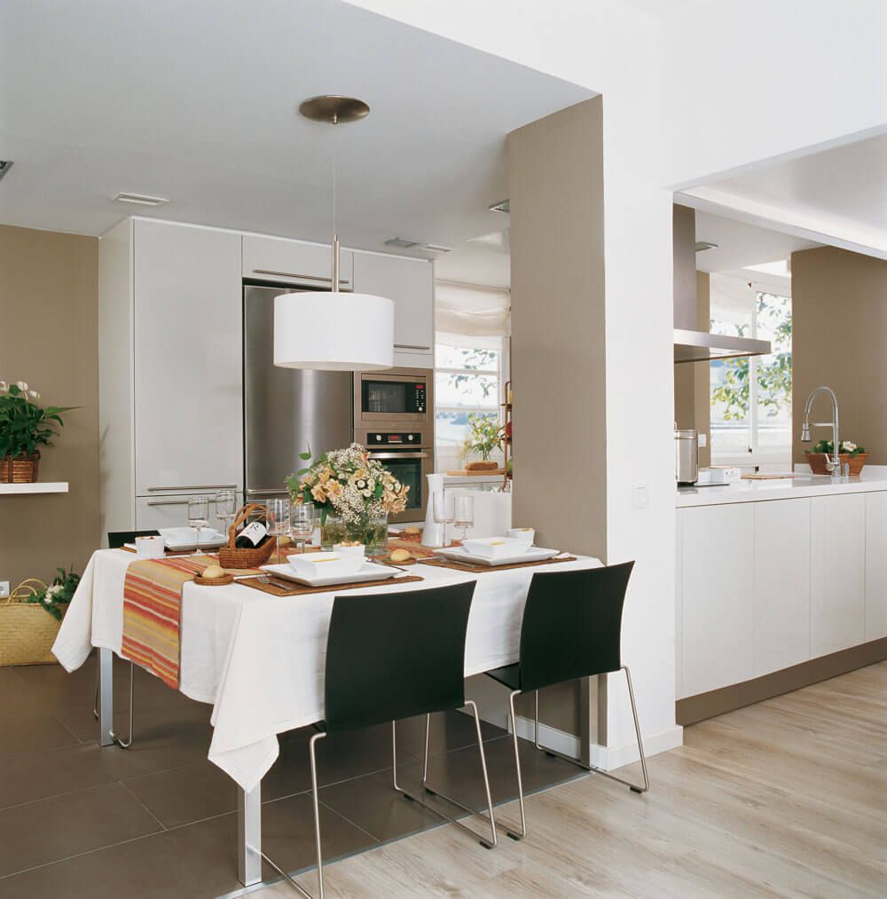 cocinas con columnas