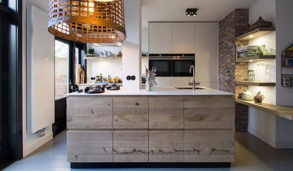 cocinas con columnas integrales