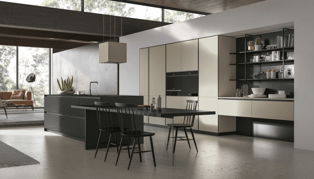 cocinas con columnas