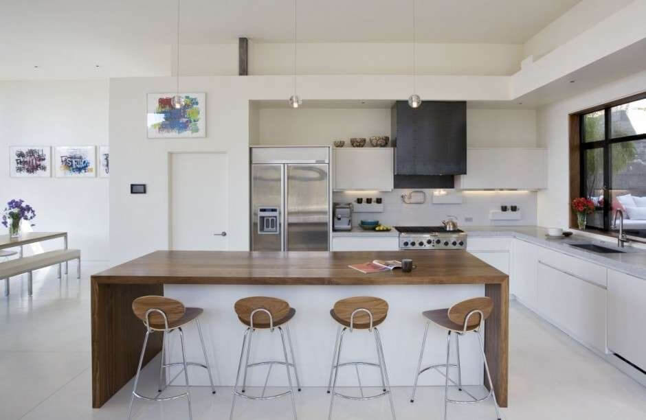 cocinas integrales con barra