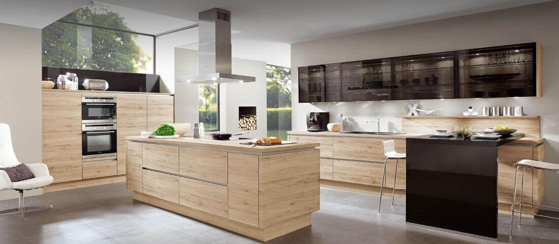 cocina madera clara