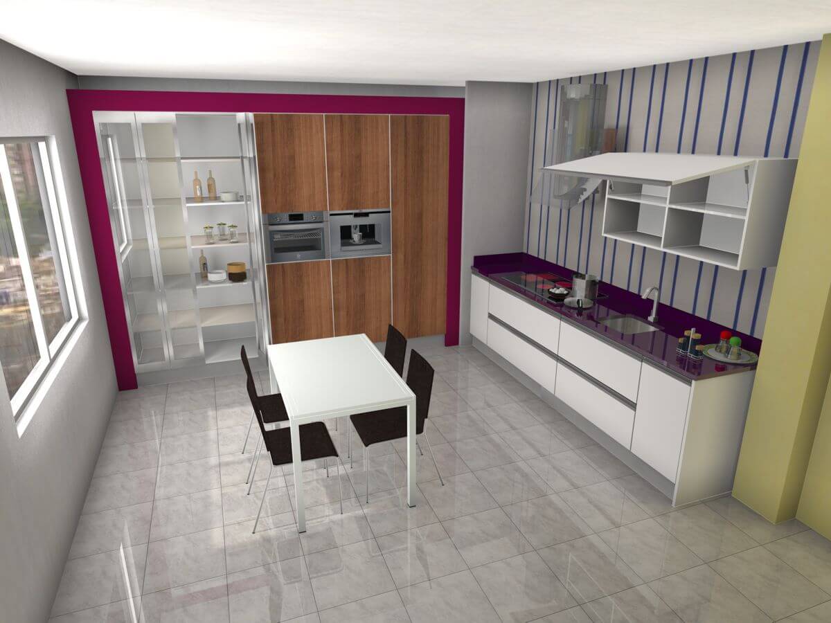 diseño de cocina en 3d madrid