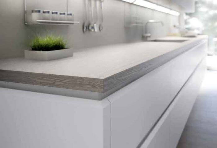 encimera de cocina laminada