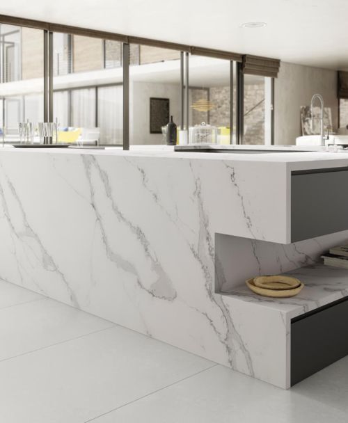 encimera de cocina cuarzo a medida