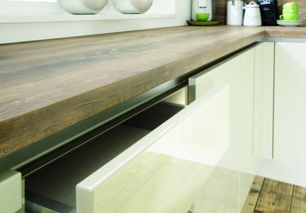 encimera de cocina laminada madera