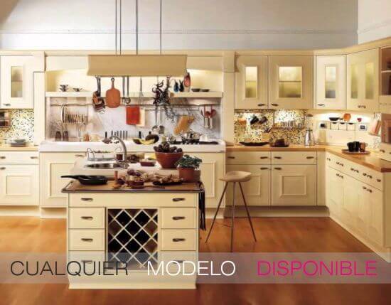 variedad de modelos de cocinas en la exposicion