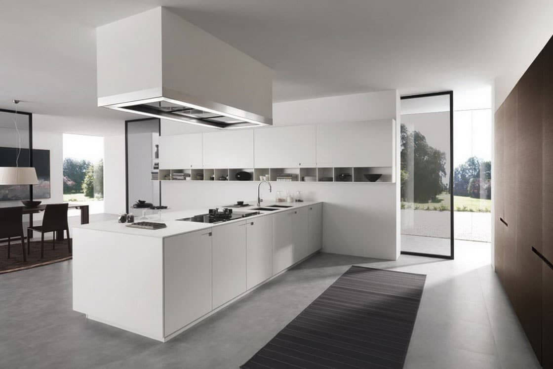 foto de cocina blanca en madrid