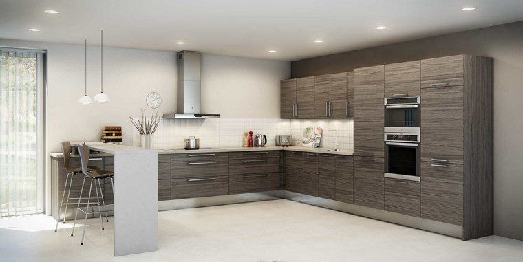 fotos de cocinas en l 04